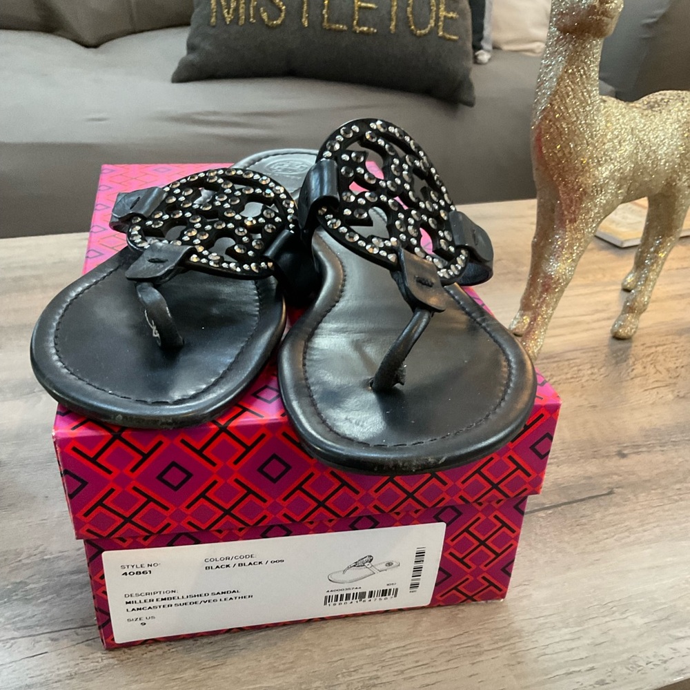 Tory Burch Miller Embellished Sandal